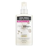 John Frieda PROfiller+ Thickening Spray with Heat Protection for Thin, Fine Hair,