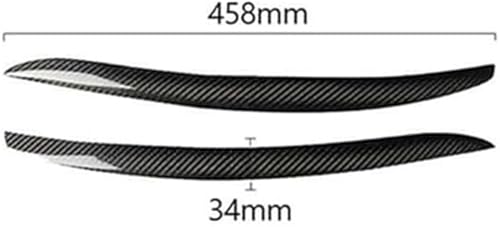 Paupières de phare en vraie fibre de carbone pour BMW E92 E93 style tuning chic - 6