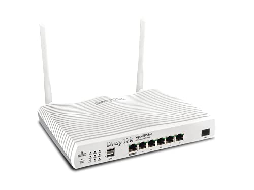  DrayTek Vigor 2866AC Multi Wan VDSL/ADSL VPN Router. Adatto per FTTP. Ideale per piccole imprese e lavoratori a domicilio