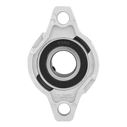 Hipicco Pillow Block Bearing, 4Pcs Kpl002 Flange Mounted Pillow Bearings - Bore 15Mm/0.59" Id Self Alignment Zinc Alloy Plummer Block Bearing For Diameter 15Mm Linear Shaft Rod #TOP2