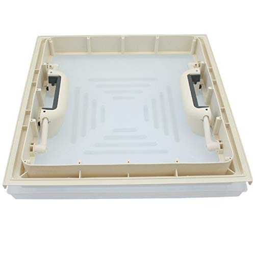 MPK Dachluke Dachfenster Dachhaube 40x40 cm + Rollo Wohnwagen Wohnmobil Caravan für Dachstärken von 42-70 mm
