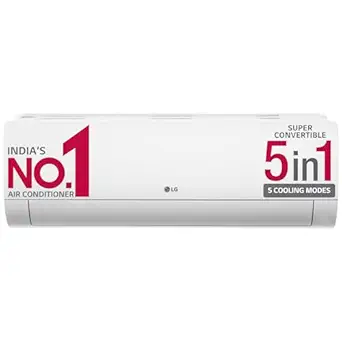 LG 1.5 Ton 4 Star DUAL Inverter Split AC (Copper, Super Convertible 5-in-1 Cooling, HD Filter with Anti-Virus Protection, 2022 Model, PS-Q18KNYE, White)
