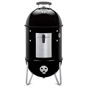 Weber 14.5 -inch Smokey Mountain Cooker, Charcoal Smoker,Black Weber 145 inch Smokey Mountain Cooker Charcoal SmokerBlack