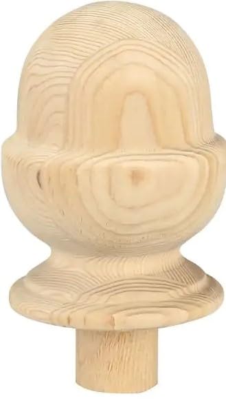 Jackson Woodturners Pine Acorn Newel Cap 82mm