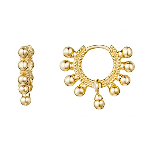 Boucles d'oreilles créoles en zircon pour illuminer vos soirées