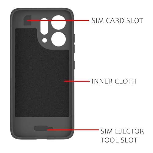 Image of Shockproof Case for Oppo Reno14 5G | Full Camera Protection | TPU Flexible Back Cover for Oppo Reno14 5G (Graphite Grey)