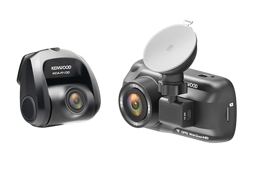 KENWOOD DRV-A501WDP Dual Dash Cam with 3' Display, Wi-Fi, GPS...