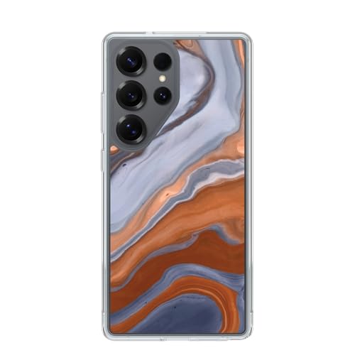 Image of OtterBox Samsung Galaxy S25 Ultra Symmetry Series Clear Magnet Case - High Desert Marble (Blue)