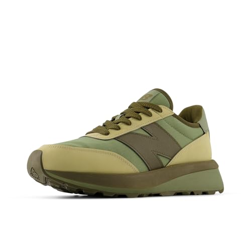 New Balance Unisex 370 Casual Shoe, Green, 3.5