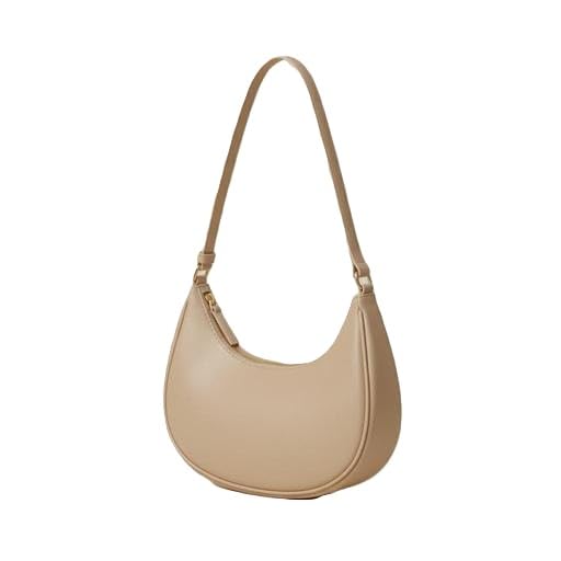 Crescent Style Sling Bag Elegant Smooth Finish Handbag for Women Girls Lightweight Travel and Everyday Use Bag-image-41