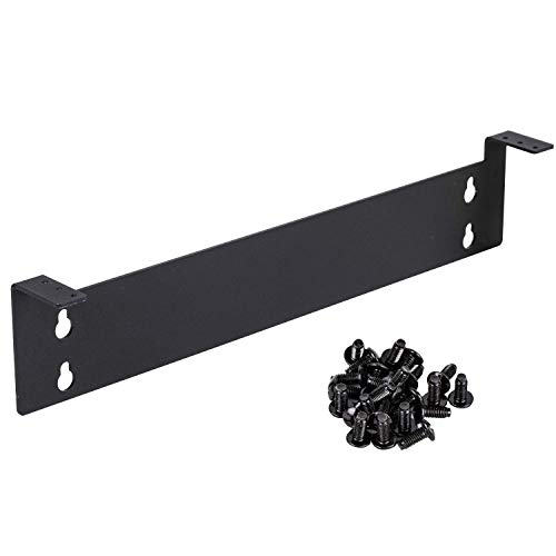 Kenuco 3U 19 Inch Steel Onepiece Vertical Rack And Wall Mountable Server Rack Mount Black (Black-3U) #TOP20
