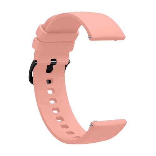 Image of ACM Watch Strap Silicone Belt compatible with Universal 22mm Size Replacement Strap Smartwatch Hook Band