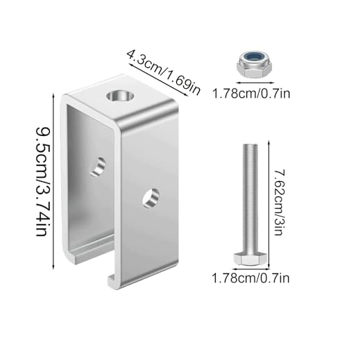 Support de chariot de balcon en inox pour aménagements extérieurs