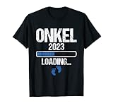 Ich werde Onkel 2023 Loading Schwangerschaft Verkündung T-Shirt