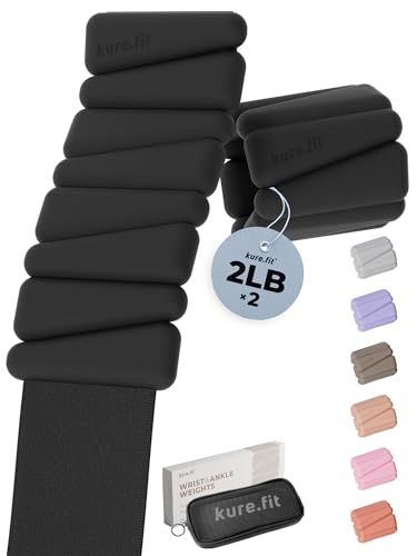 Image of Pilates Weight | Wrist & Ankle Weights for Women | Weighted Bangles | 1LB / 2LB Each (Set of 2)