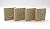 3/4" x 3 1/2" x 3 1/2" Poplar (Paint Grade) Rosette Bullseye Plinth Blocks, Hardwood (10)