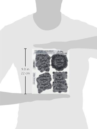 Stampers Anonymous CMS268, timbri in Stile Tim