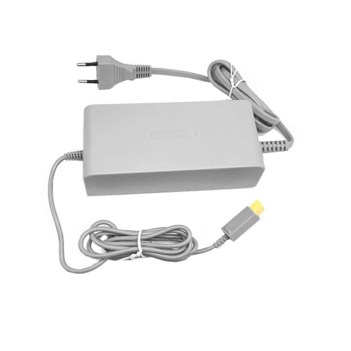 WICAREYO Adaptateur Secteur Compatible pour Wii U, Alimentation Adaptateur Secteur Compatible pour WII U Console
