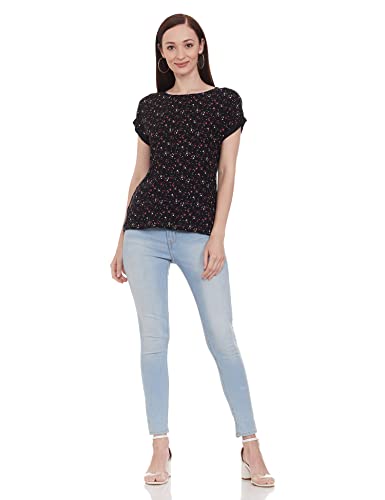 Image of Easybuy Women's Regular Blouse (AU21SR23LS Black L)