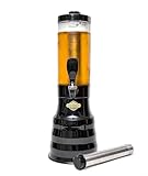 Torre Chopp 2 L Base Giratória Copo Removível 2 Refil Preto