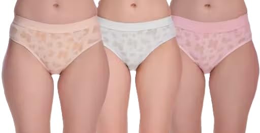Women Hipster Body Shaper Panty Pack of 6 with Tummy Support Comfortable Hosiery Fabric Multi 2 XL-image-31