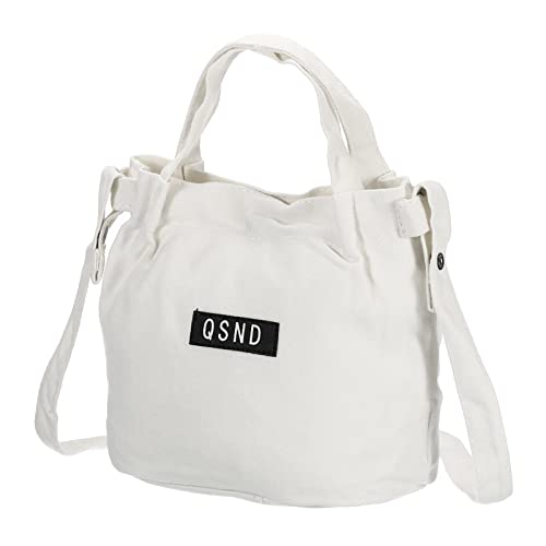 PATIKIL Lunch Box for Women/Men, Lunch Bag Thermal Tote Bag Reusable Lunch Container 7.5x4.7x7.9 Inch for Work Picnic Outdoor White