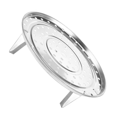 FUNOMOCYA Soporte de Vapor Redondo Inoxidable con Patas Estante Cocción y Vaporera Cocina
