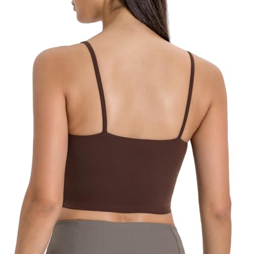 Image of Lemedy Women Padded Sports Bra Fitness Workout Running Shirts Yoga Tank Top