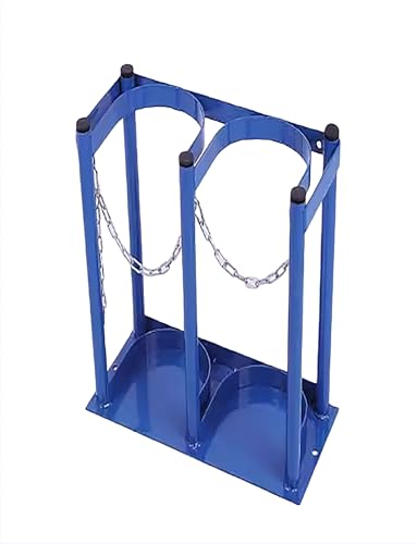 Support pour bouteille d'oxygène médical évitant les chutes de cylindre de 15,8"