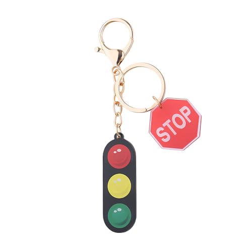 Traffic Light Keychain for Driver Key chain for Dad Mom