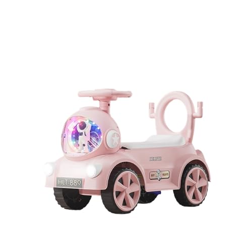 子供用車 乗用玩具 2way電動バイク ベビーカー 充電式乗用玩具 ベビーカー 1-6歳 車おもちゃ ペダル式車 自動輸送 小型バイクおもちゃ アンチロール 組み立て簡単 大容量バッテリー ライトと音楽付き 子供の誕生日プレゼントに最適 (スライドモデル,