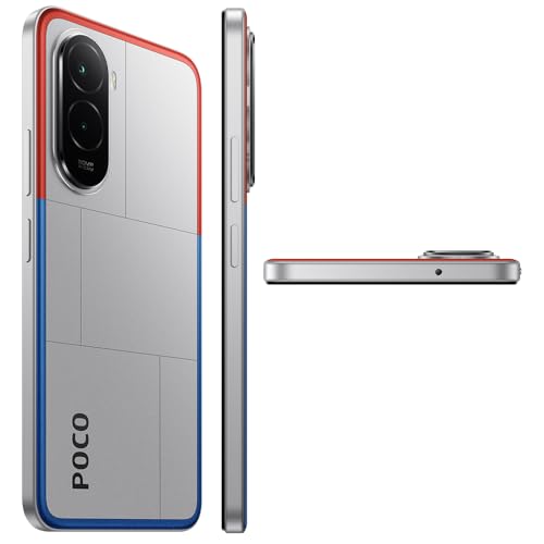 XIAOMI POCO M7 Smartphone, 6GB+128GB, 144Hz, Snapdragon 685, 7000mAh, 33W, Silber, 50MP Kamera, mit Ladegerät, ohne NFC – Bild 3