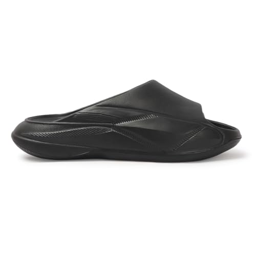 Image of AROOM Men's Classic Ultra Soft Sliders /Slippers with Cushion FootBed for Adult | Comfortable & Light Weight | Stylish & | Waterproof & Everyday Flip Flops for Gents /Boys