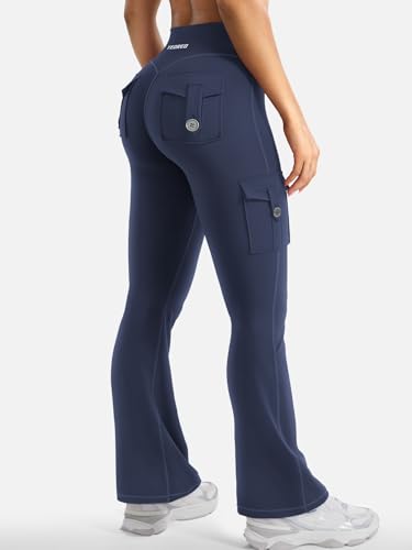 Image of YEOREO CoreFlex Women Workout Flare Leggings