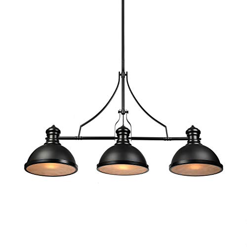 image for BAYCHEER Industrial Retro Vintage Style Three-Light Pool Table Light L