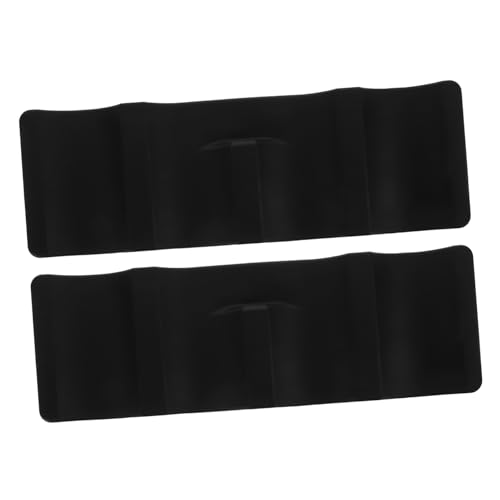 FELTECHELECTR 4-sectioned Fridge Wine Bottle Mat Silicone Beverage Storage Shelf Stackable Beer Pads Rack Random Color