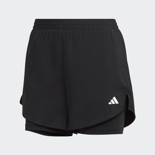 adidas Women's Made for Training Minimal Two-in-one Shorts4