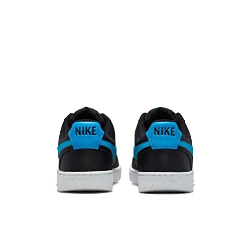 Image of Nike Mens Court Vision Lo Nn Black /Laser Blue-White Running Shoe - 8 UK, (DH2987-005)