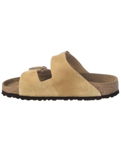 Image of Birkenstock Arizona Suede Sandal, 40, Beige