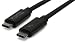[Certified] Plugable Thunderbolt 3 40Gbps USB-C Cable (1.65'/0.5m, 3A/60W, Thunderbolt and USB Compatible)