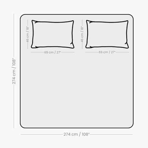Image of LANE LINEN 400TC Super King Size Bedsheet with 2 Pillow Cases | 100% Cotton 3 Pc Bedding Set (2.74 M x 2.74 M) | Breathable & Wrinkle-Free | Sustainable & Eco Friendly Bedding Set (Tan)
