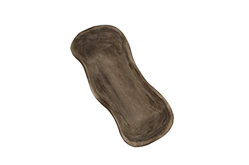 image for Generic Rustic Wood Dough Bowl for Home Decor, Solid Sustainable Paulo
