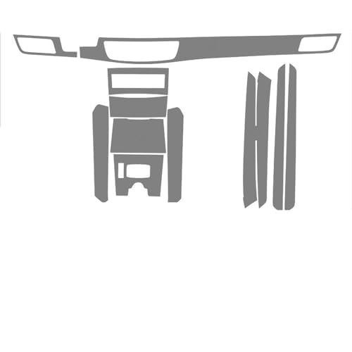 Rénovation intérieure Mercedes Classe E W212 habillage carbone argent pour console