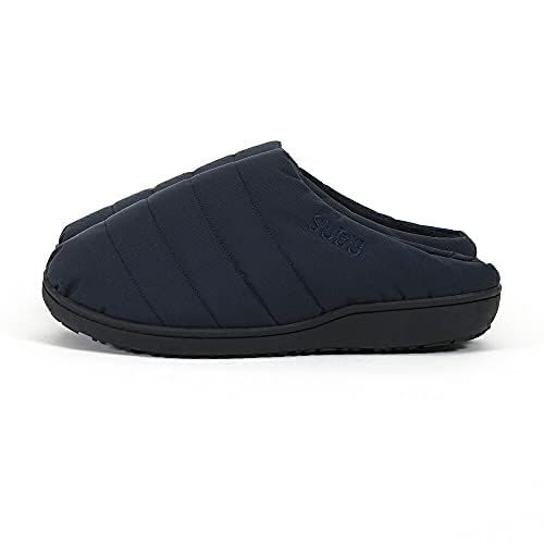 SUBU Unisex Navy Slippers XL (US Men’s 11-12 / US Women’s 13-14) Soft Cushioning Extra Warm Insulated Slippers2