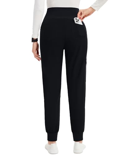 Image of PACBREEZE Women's Maternity Scrubs with 6 Pockets, Workwear Maternity Jogger Scrubs Pregnancy Pants, S-XXL