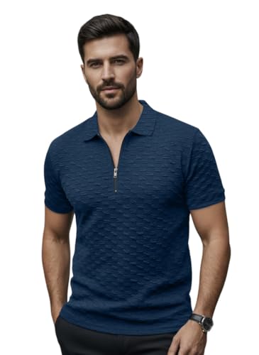 Image of Preneum Men's Poly Cotton Rich Solid Polo Tshirt | Collar Tshirts | Half Sleeves | Plain-Regular Fit (Available in Plus Sizes)