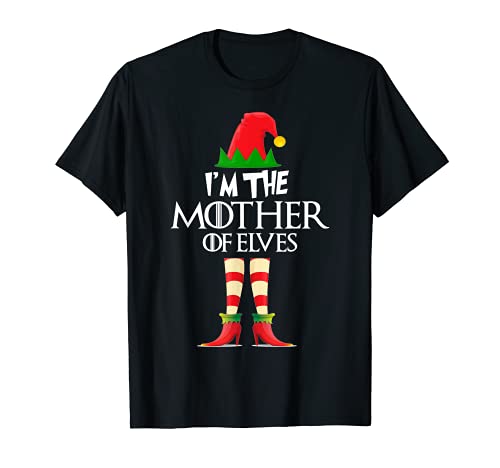 Camiseta de Elfo de Navidad con texto en inglés "I'm The Mother of Elfos" Camiseta