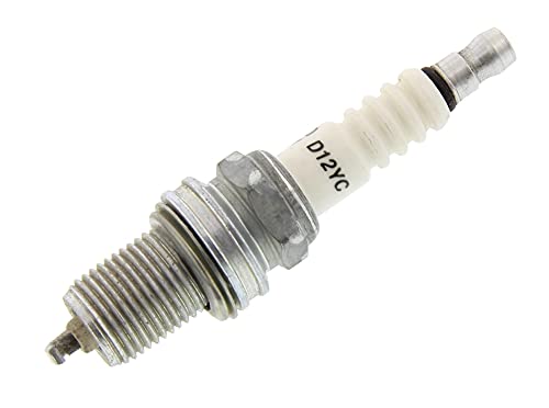 MAPCO Bujía de encendido D12YC Conexión SAE fija electrodo central niquel Electrodo de masa sin supresión de interferencias con asiento de estanqueidad plano Ancho de llave: 16 mm Long. de rosca: 19mm
