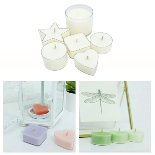 500 mechas para velas tipo tealight de 1 pulgada miniatura 3