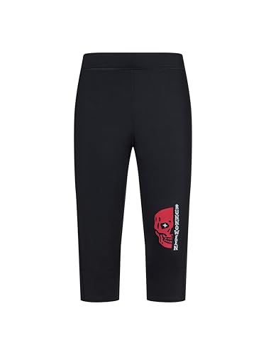 RUNNOWEEN Swedenborg Pantalones DE COMPRESIÓN para Running Mujer, Negro, L